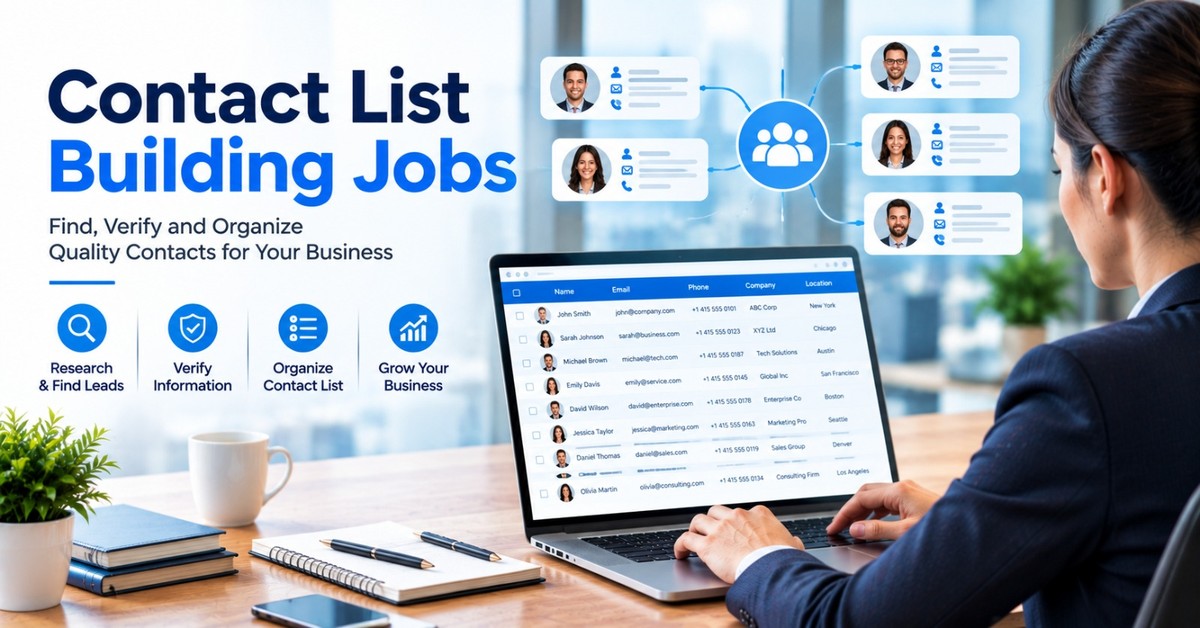 Contact List Building Jobs