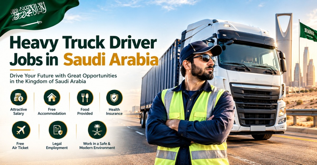 Heavy Truck Driver Jobs in Saudi Arabia