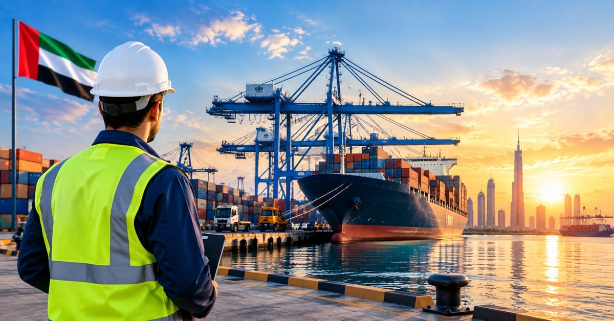 Container terminal operations at a large port