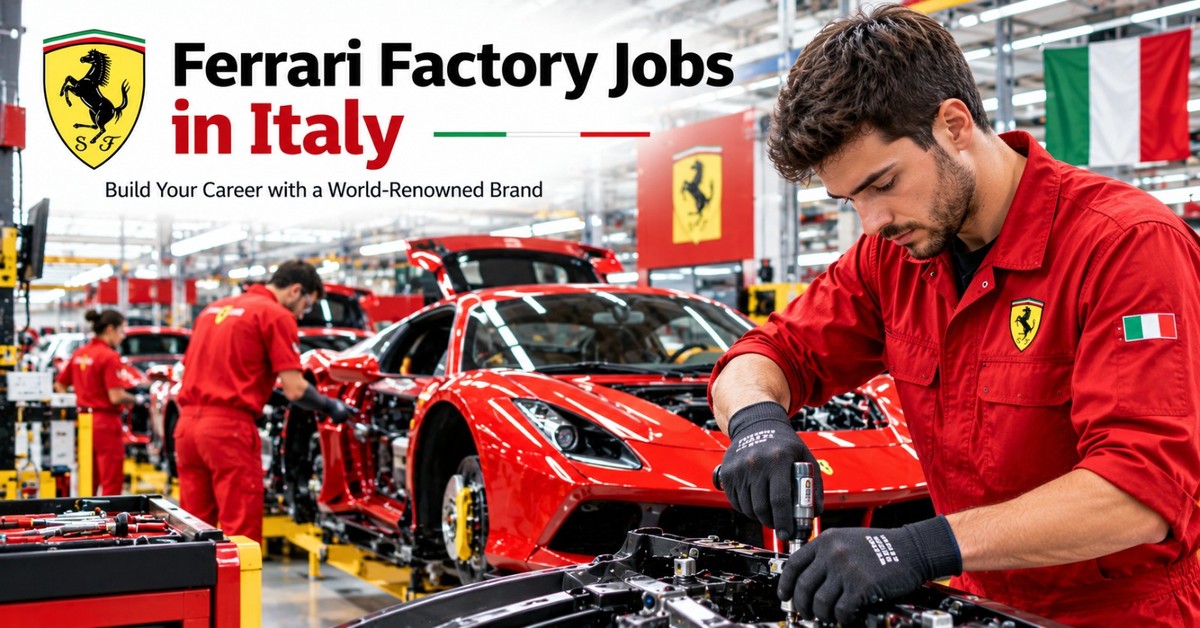 How to Apply for Ferrari Factory Jobs in Italy