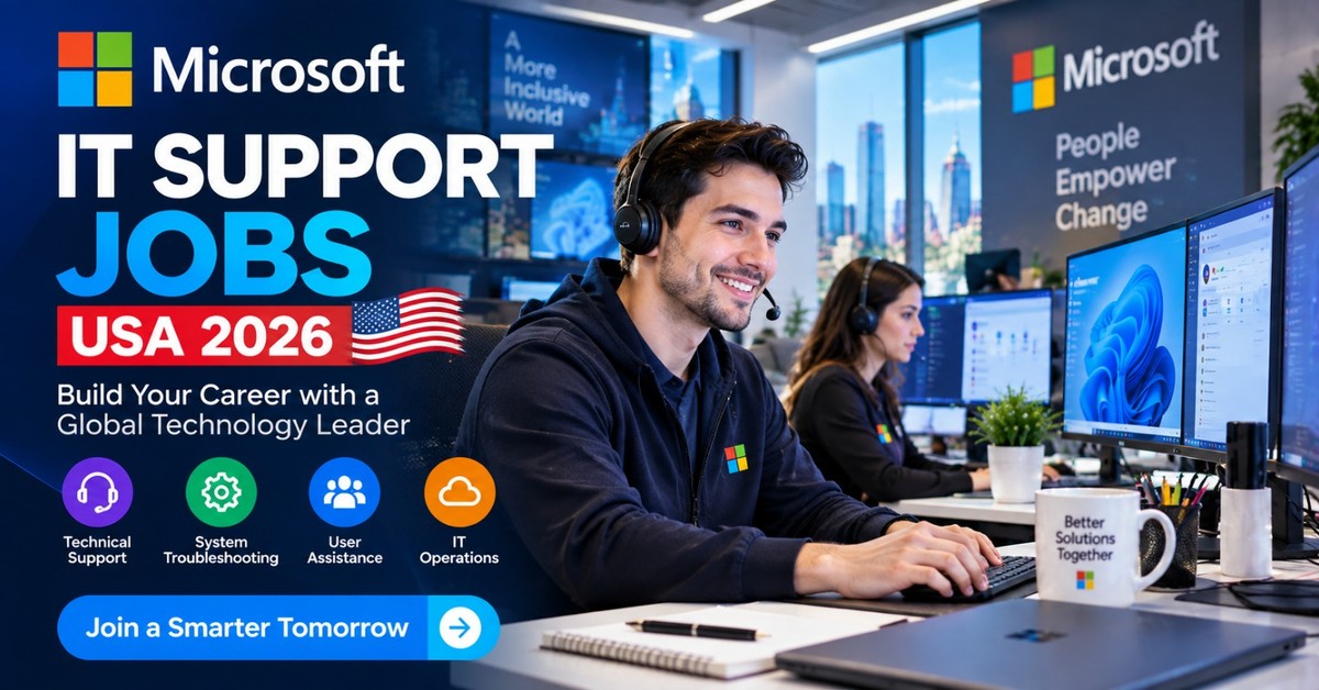 How to Apply for Microsoft IT Support Jobs in the USA