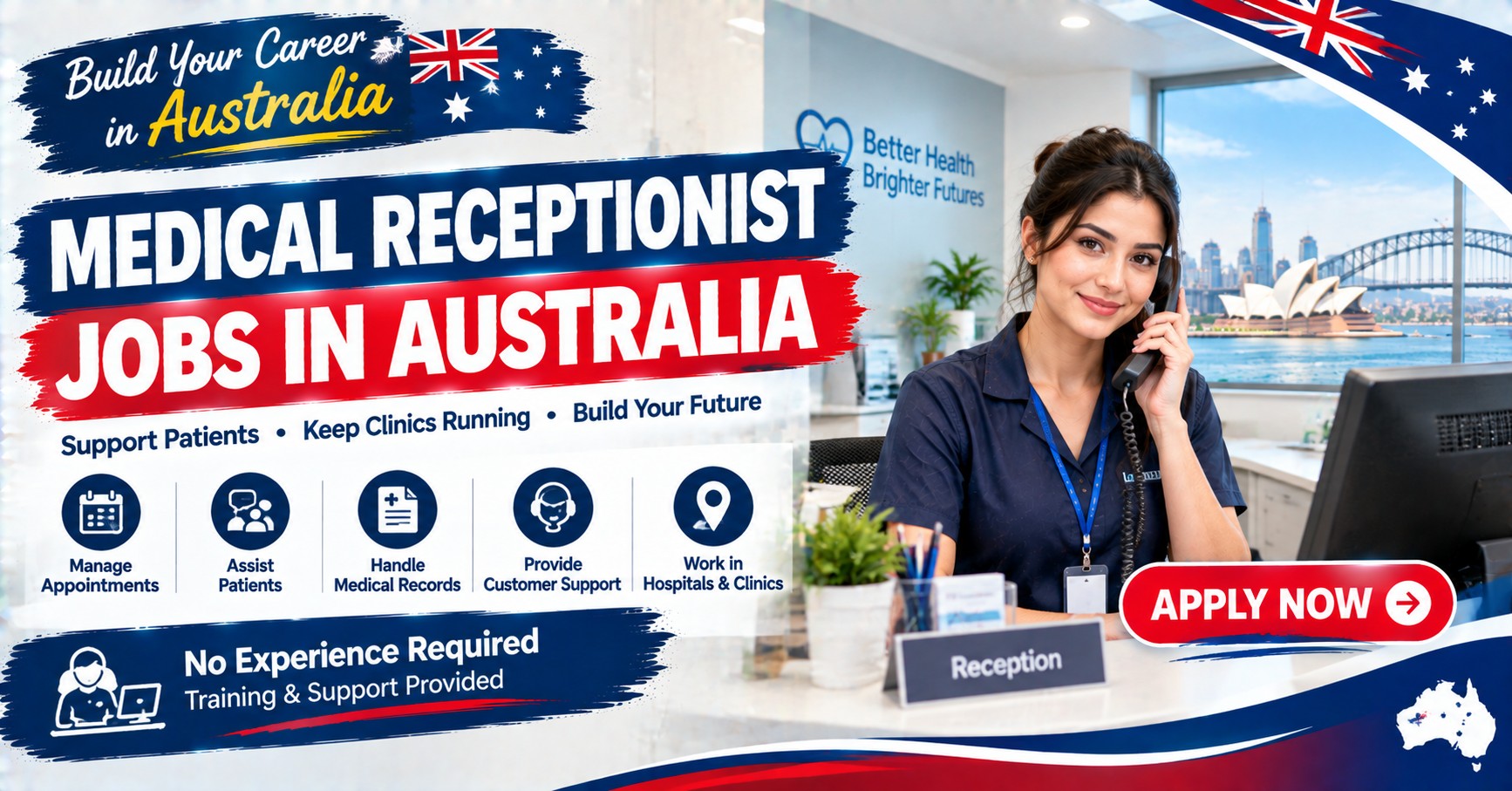 Medical Receptionist Jobs in Australia