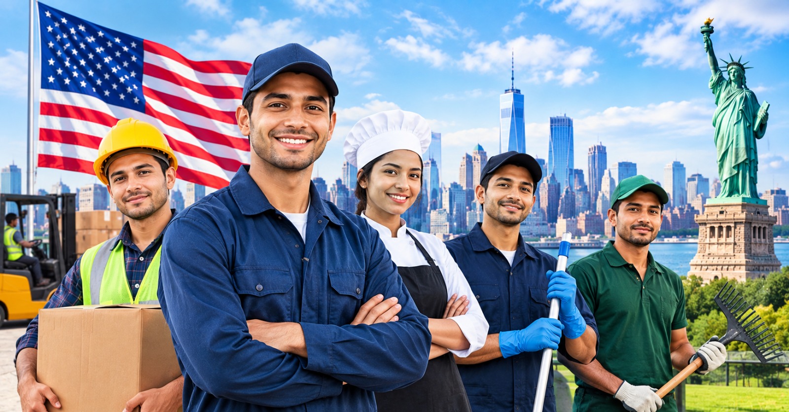Workers in general labour roles in the United States