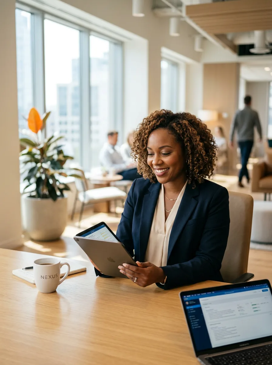 Recruiter shortlisting candidates from a talent directory